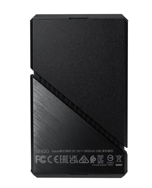 SSD External Disk SE920 4TB USB4C 3800/3700 MB/s Black