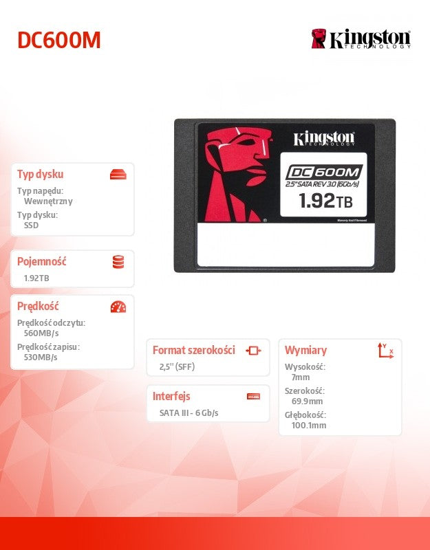 SSD drive DC600M 1920GB