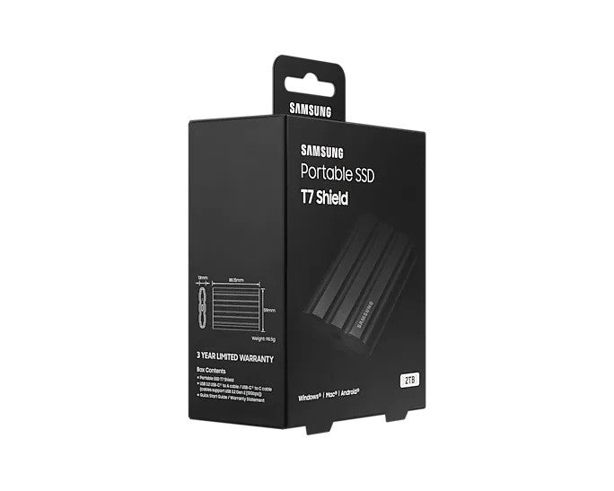 Drive SSD T7 Shield 2TB USB 3.2, black