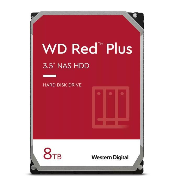 Red Plus 8TB 3.5 inch CMR 256MB/5640RPM Class Hard Drive