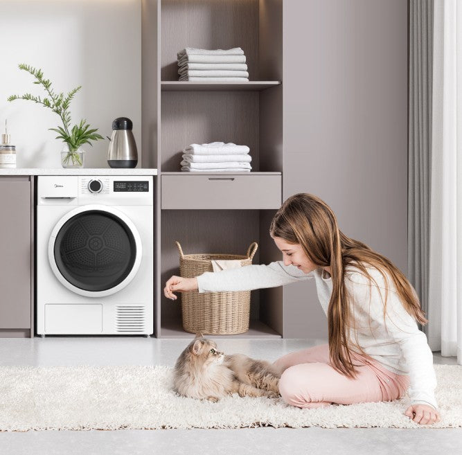 Dryer MD110H80/1W-PL 8kg heat pump