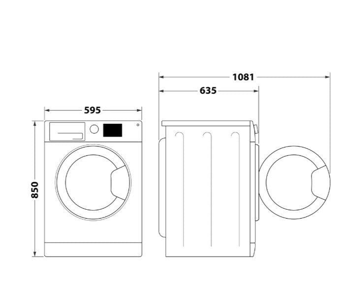FFWDD1076258BVEU Washer-dryer