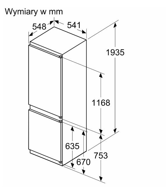 KIN96NSE0 Fridge-freezer