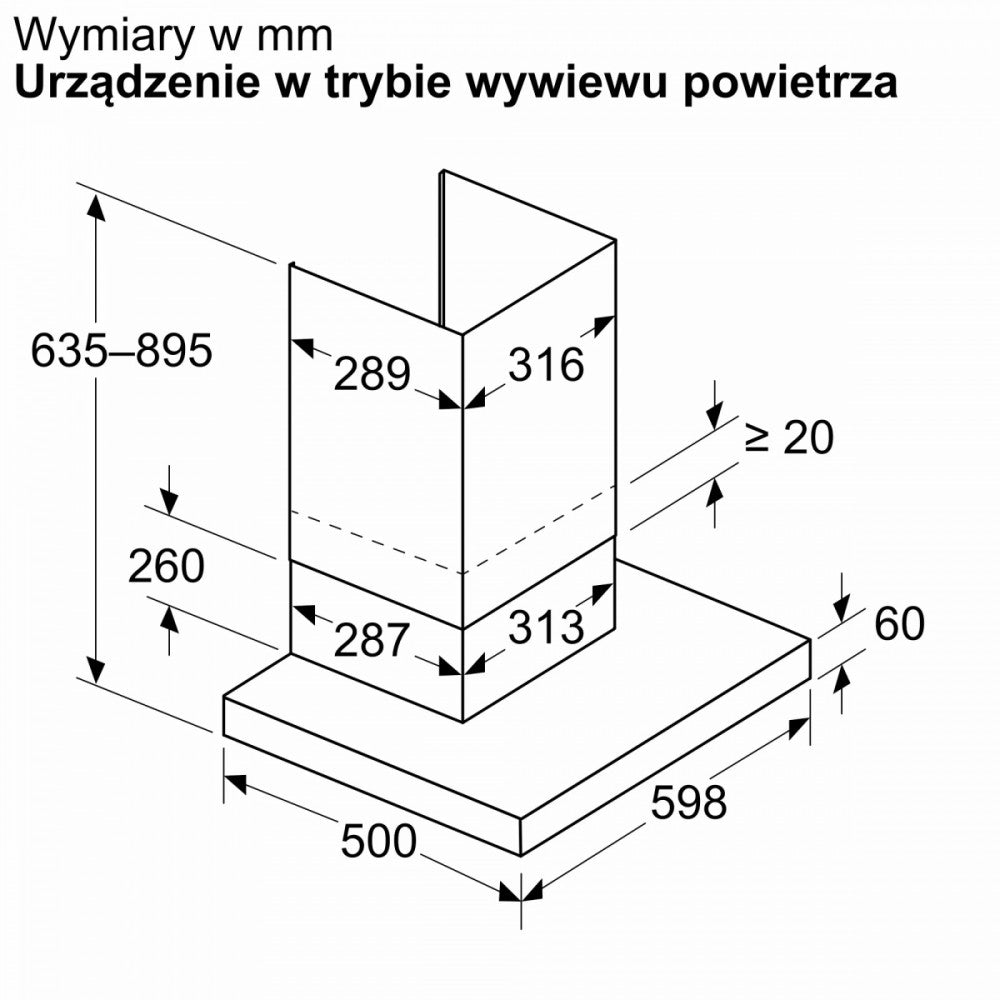 Hood DWB63BC60 black