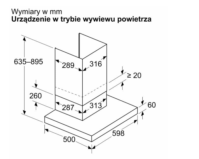 DWB67DN60 Hood Serie 6 Silent Power
