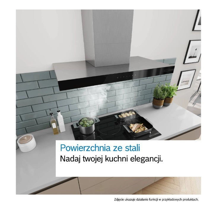 DWB93BC30 Hood Metal look 90 cm