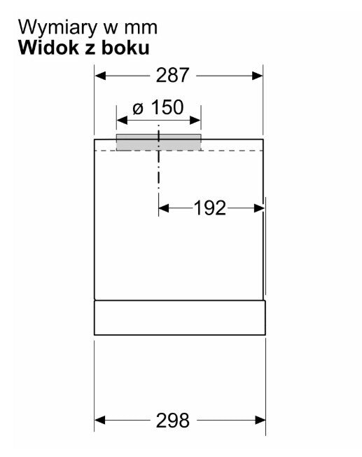 DBB63BC60 Hood Serie 2 black integrated
