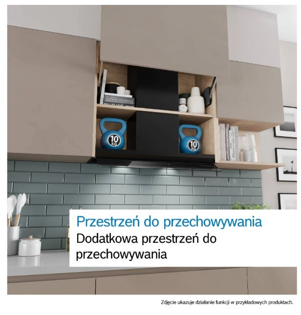 DBB63BC60 Hood Serie 2 black integrated