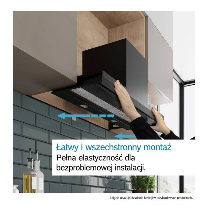 DBB63BC60 Hood Serie 2 black integrated