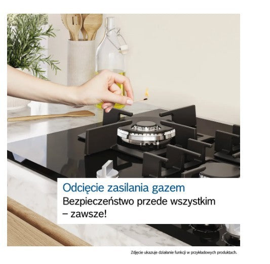 Gas glass hob PPP6A2I40