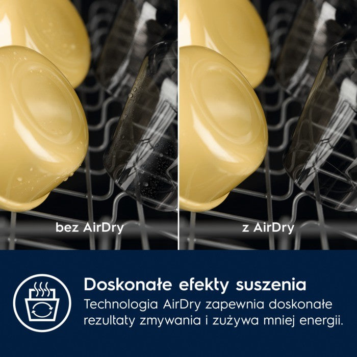 Dishwasher EEC767310L SMK 3 basket, ComfortLift