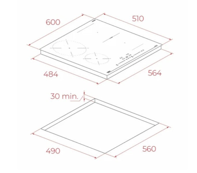 IBF 64215 SSM BK Induction Hob