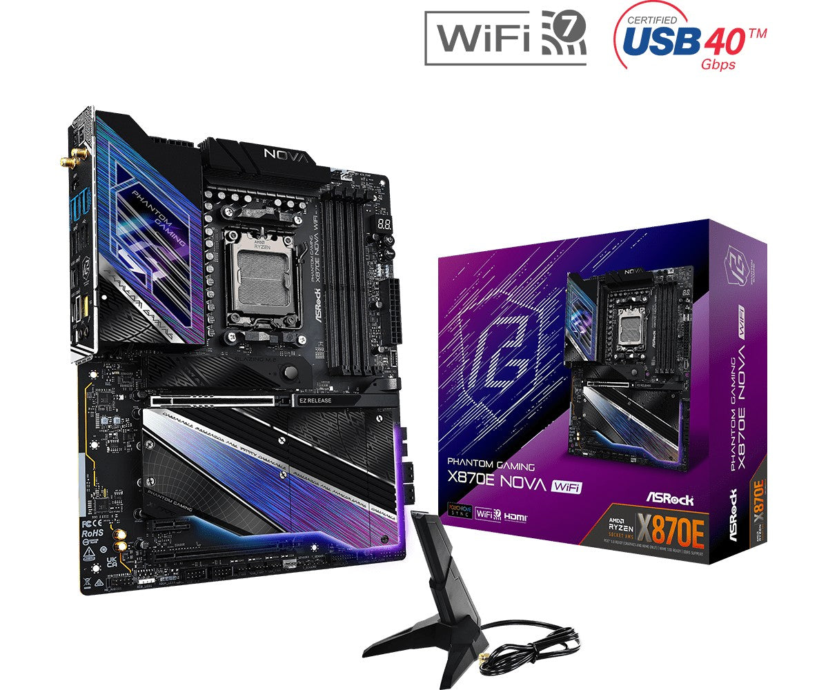 Motherboard X870E NOVA WIFI AM5 4DDR5 M.2 ATX