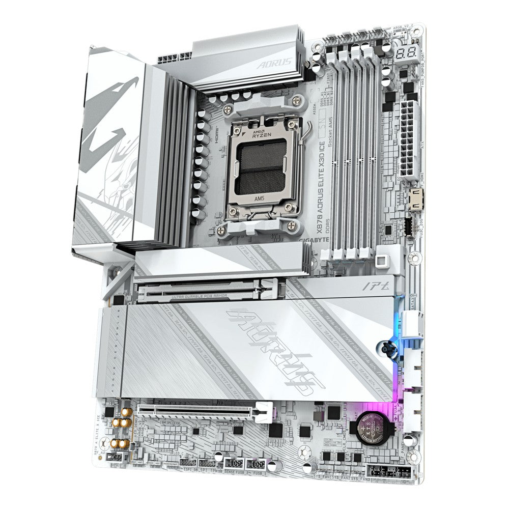 Motherboard X870 AORUS ELITE X3D ICE AM5 4DDR5 HDMI ATX