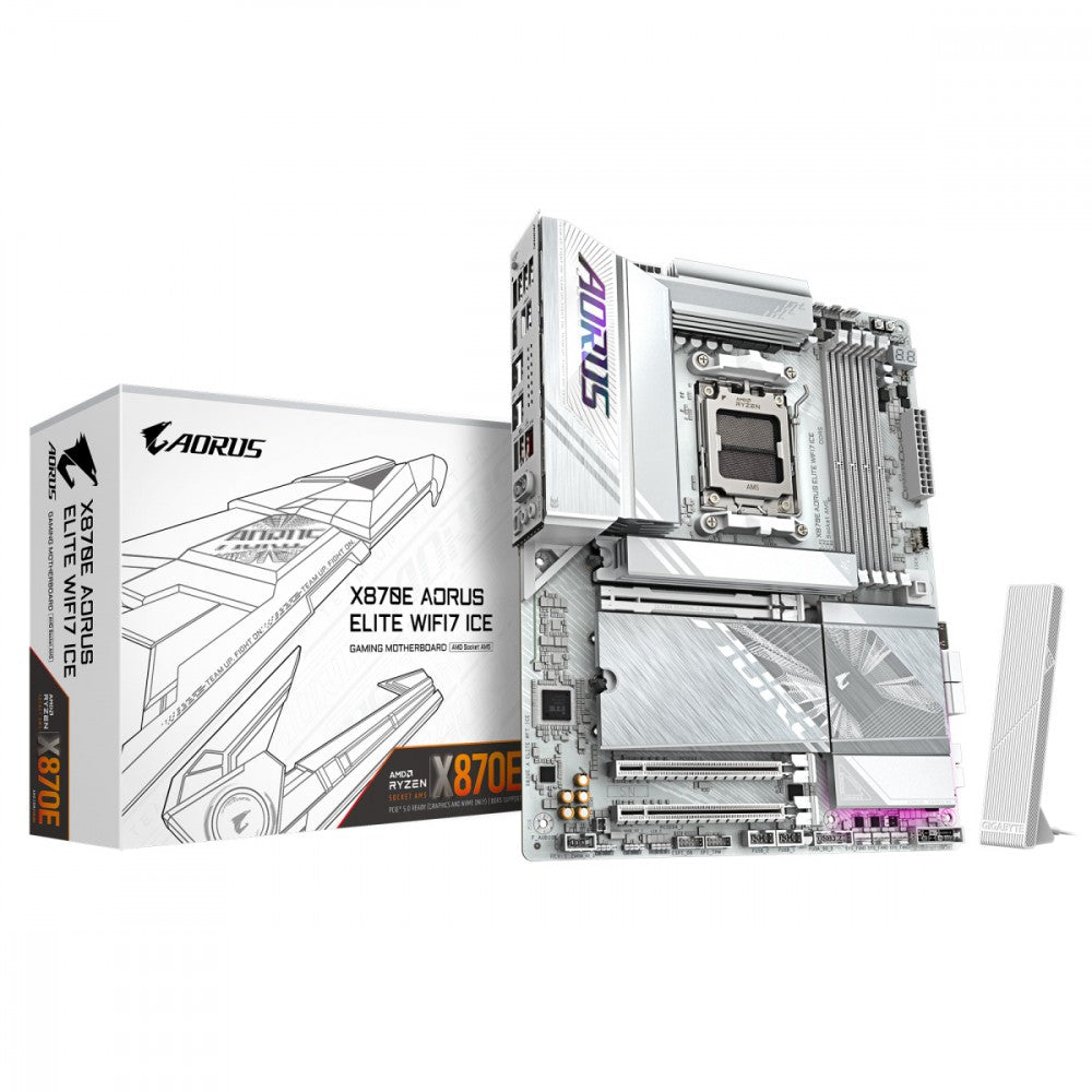 Motherboard X870E AORUS ELITE WIFI7 ICE AM5 4DDR5 ATX