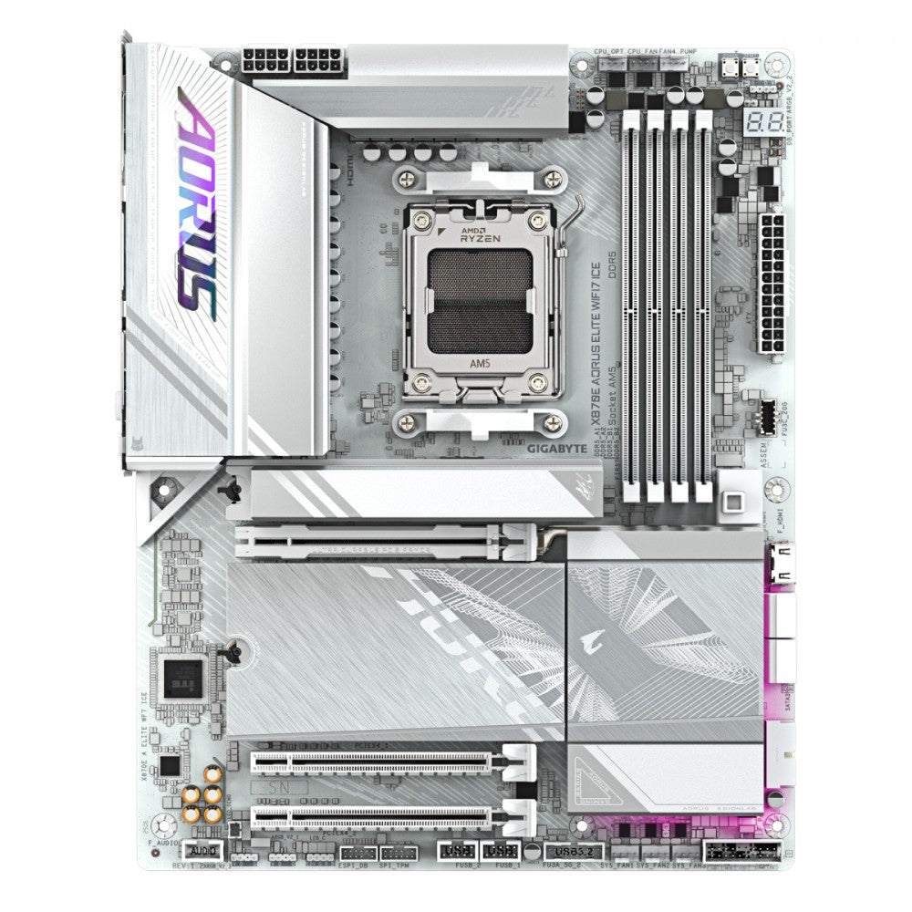 Motherboard X870E AORUS ELITE WIFI7 ICE AM5 4DDR5 ATX
