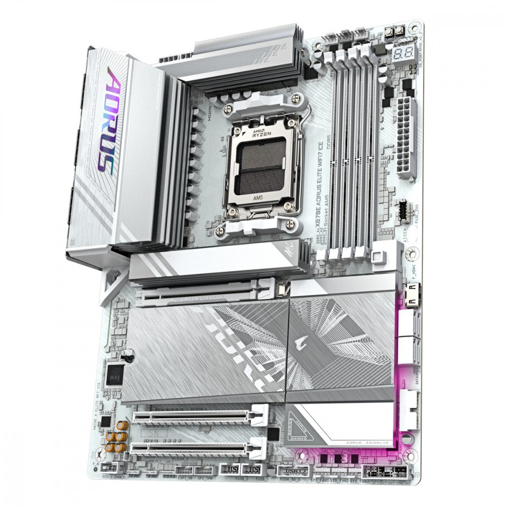 Motherboard X870E AORUS ELITE WIFI7 ICE AM5 4DDR5 ATX