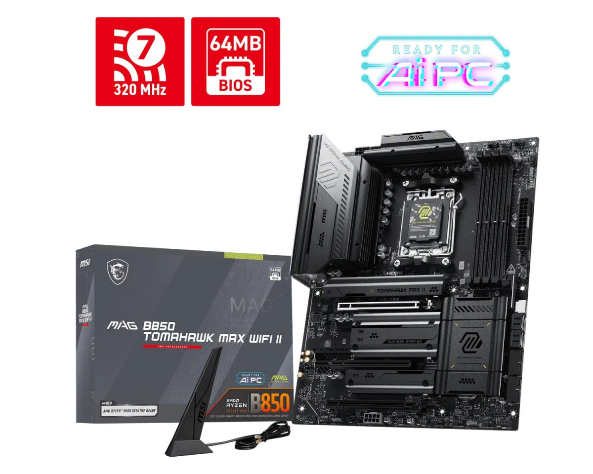 Motherboard MAG B850 TOMAHAWK MAX I I WIFI AM5 4DDR5 ATX