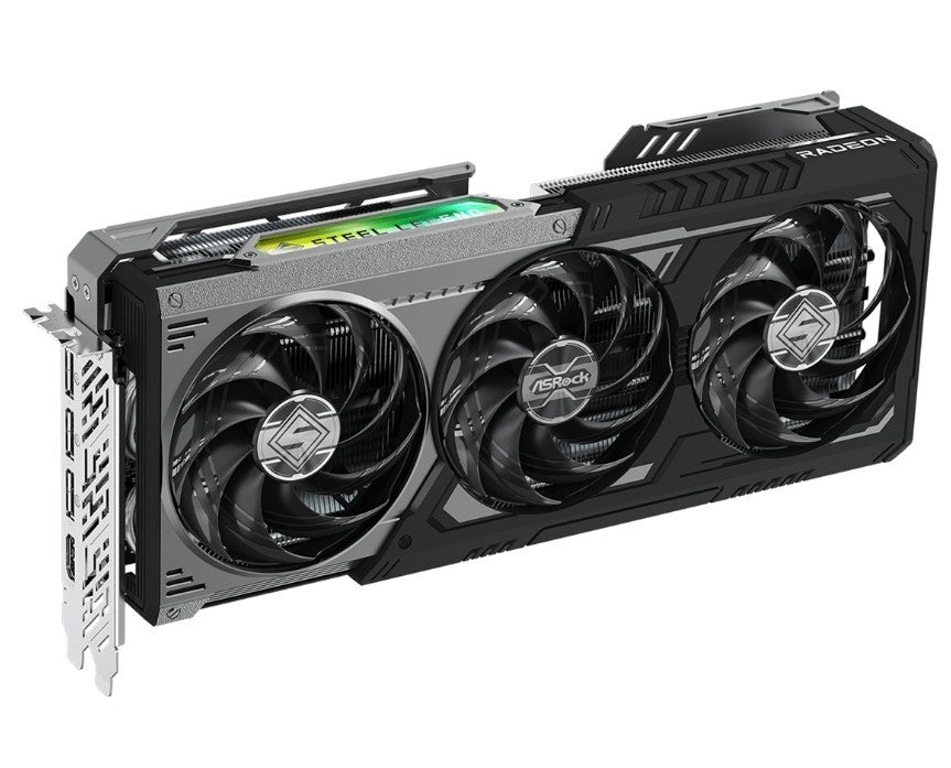 Graphics card Radeon RX 9070 XT STEEL LEGEND DARK 16GB GDDR6 256bit 3DP/HDMI