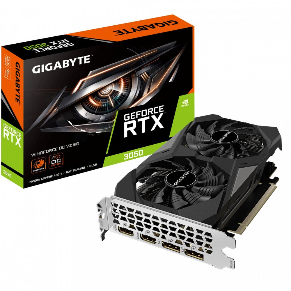 Graphics card GeForce RTX 3050 WINDFORCE OC V2 6GB GDDR6 96bit 2DP/2HDMI
