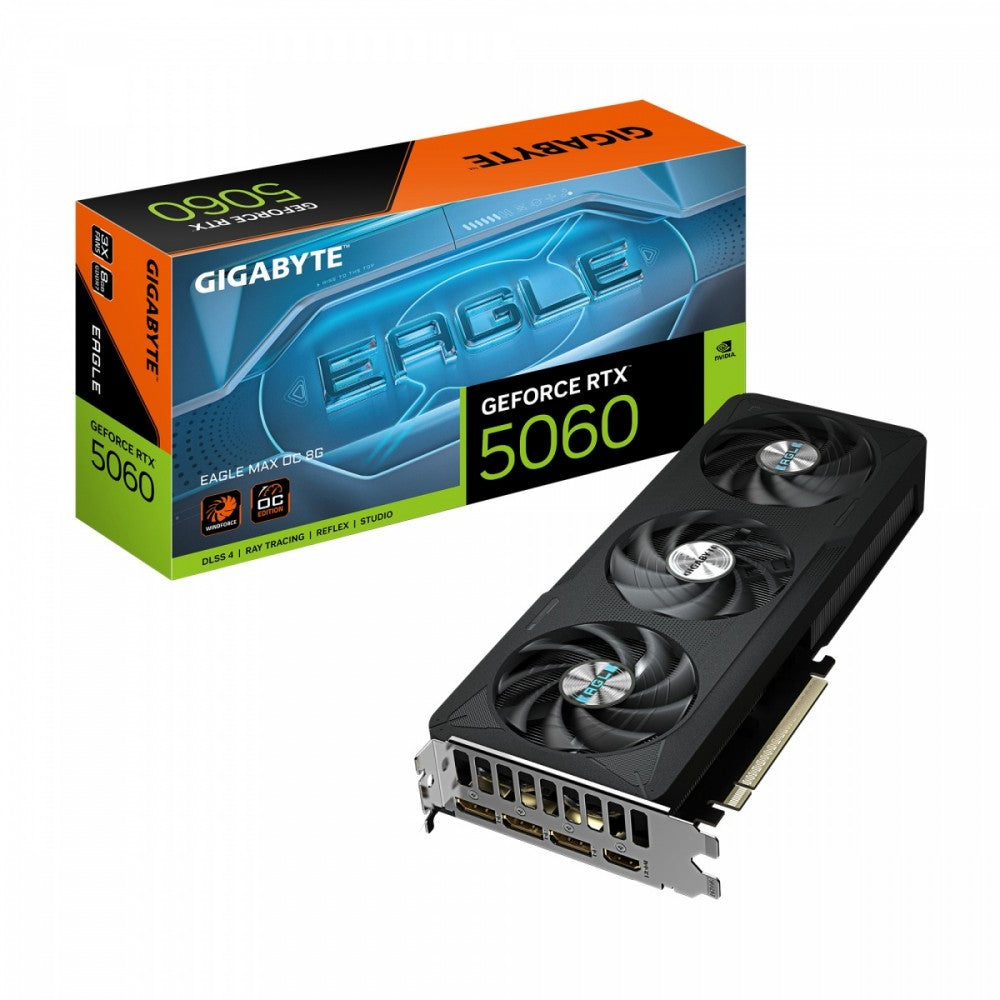 Graphic card GeForce RTX 5060 EAGLE MAX OC 8G GV-N5060EAGLEMAX OC-8GD
