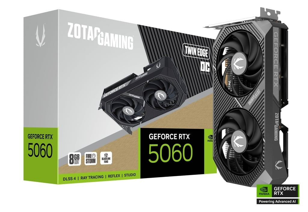 Graphics card GeForce RTX 5060 TWIN EDGE OC 8GB GDDR7 128bit 3DP/HDMI