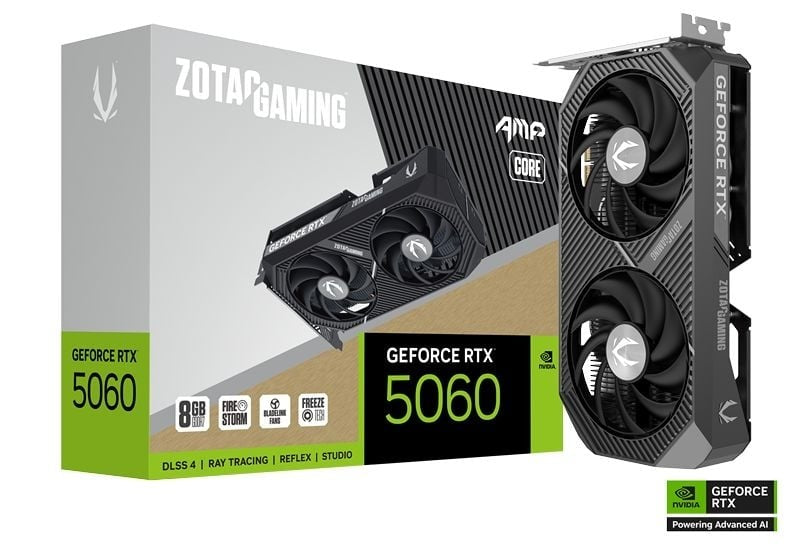 Graphics card RTX 5060 AMP CORE 8GB GDDR7 128bit 3DP/HDMP