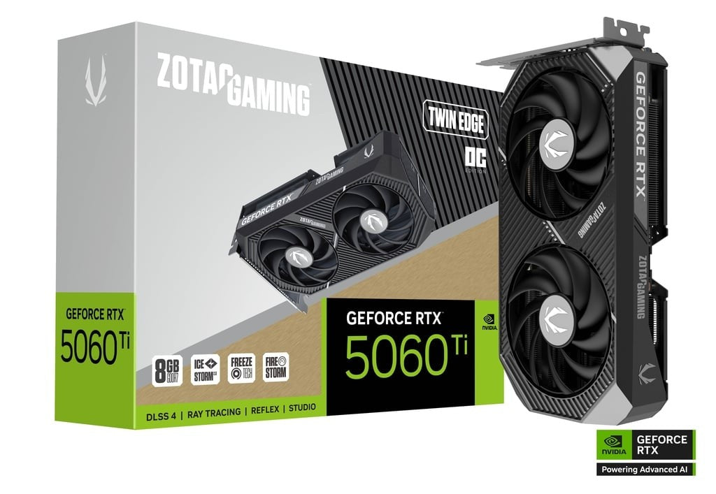 Graphics card GeForce RTX 5060 Ti 8GB TWIN EDGE OC GDDR7 128bit 3DP/HDMI
