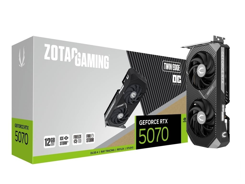 Graphics card GeForce RTX 5070 TWIN EDGE OC 12GB GDDR7 192bit 3DP/HDMI