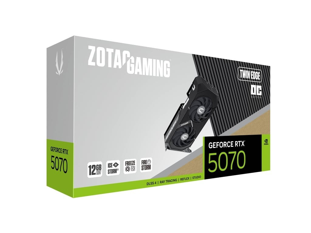 Graphics card GeForce RTX 5070 TWIN EDGE OC 12GB GDDR7 192bit 3DP/HDMI