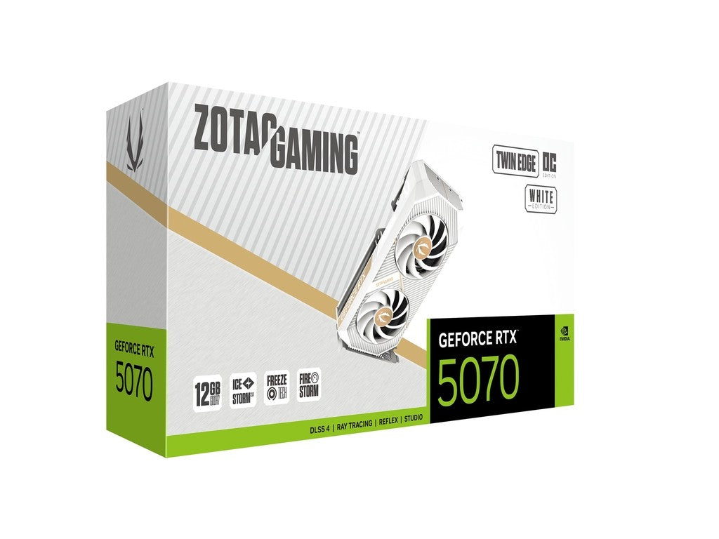 Graphics card GeForce RTX 5070 TWIN EDGE OC WHITE 12GB GDDR7 192bit