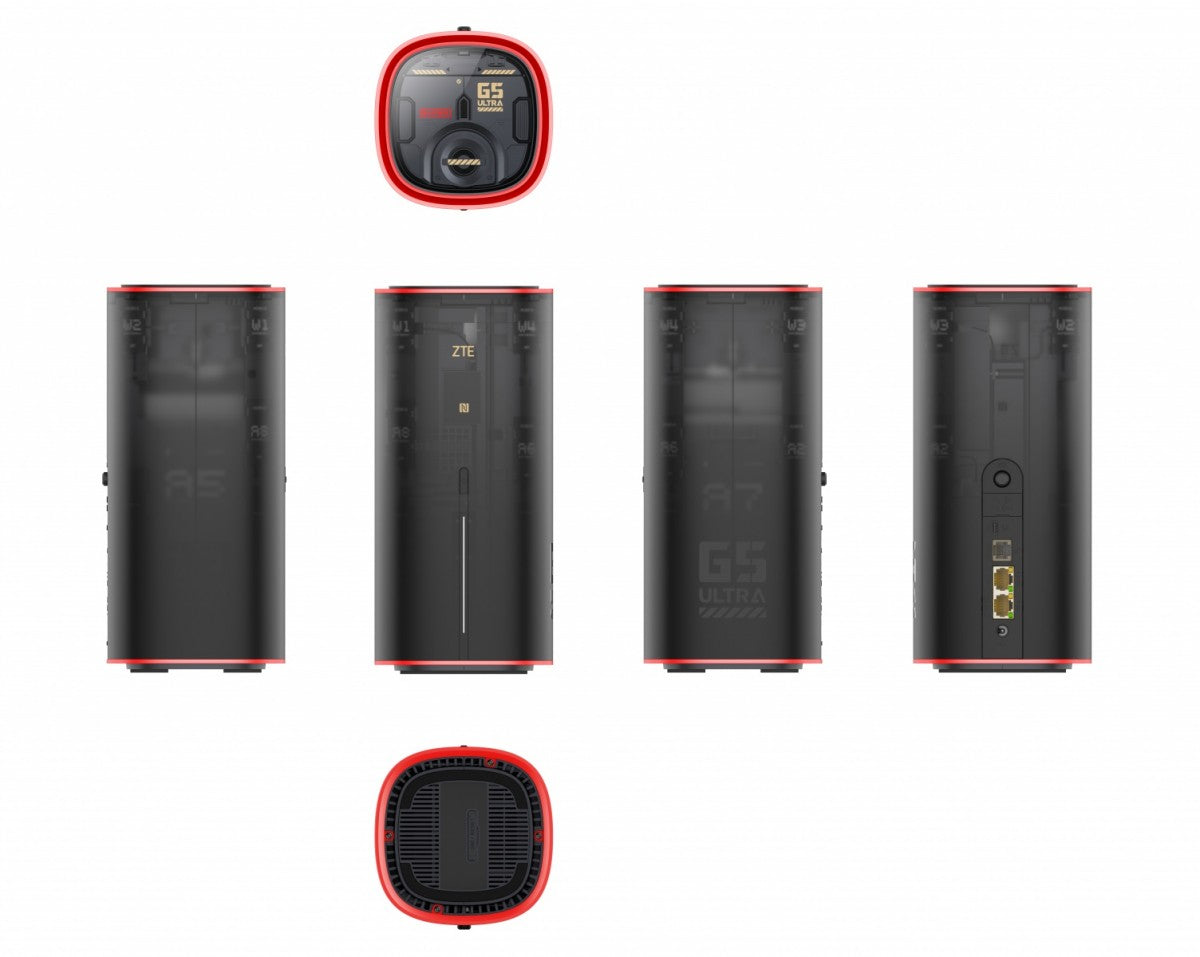 Router ZTE MC8512 G5 Ultra Black-Red Gaming