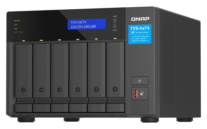 NAS TVS-h674-i5-32G 6x0HDD Intel i5-12400 32GB SODIMM DDR4