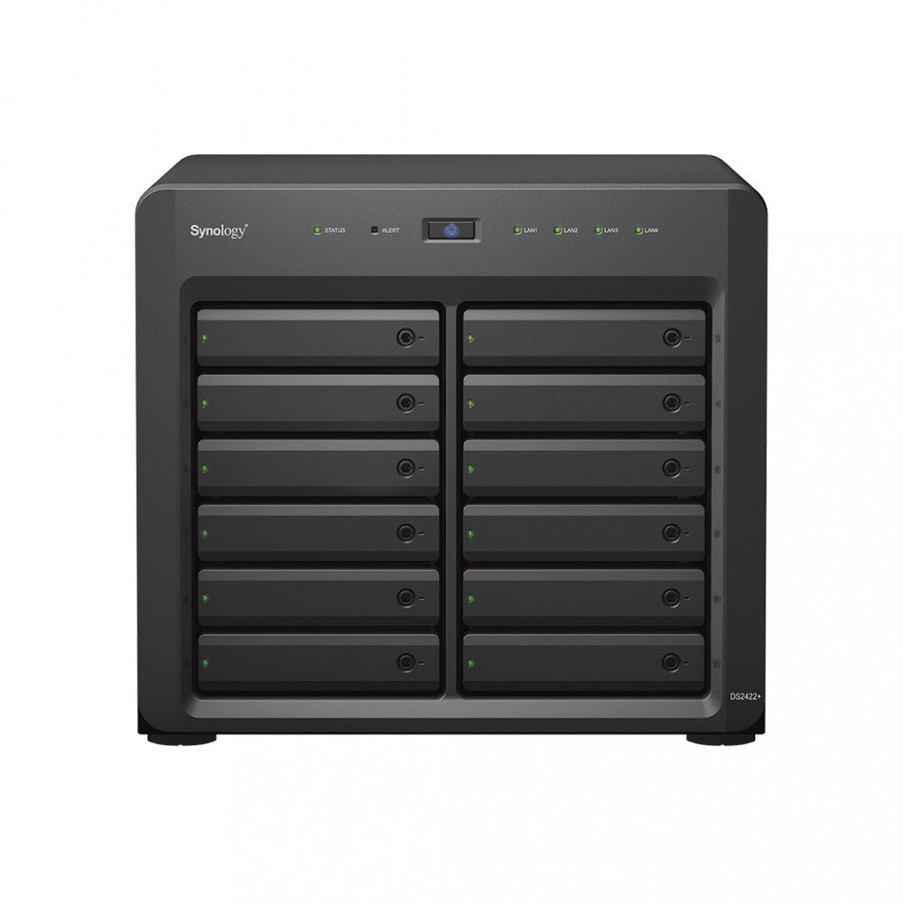 Server NAS DS2422+ 12x0HDD AMD Ryzen V1500B 4x2,2Ghz 4GB RAM 4x1GbE 2xUSB 3Y