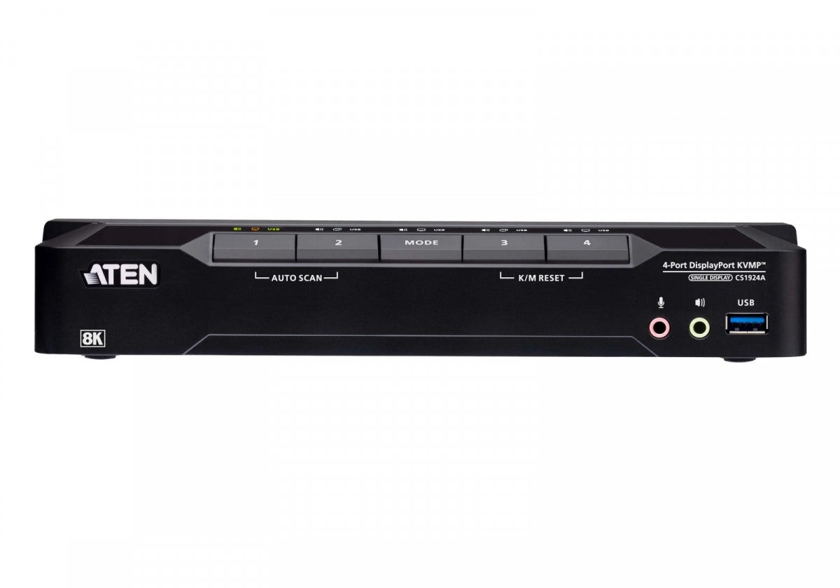 KVMP Switch 4-Port USB 3.0 8K DisplayPort