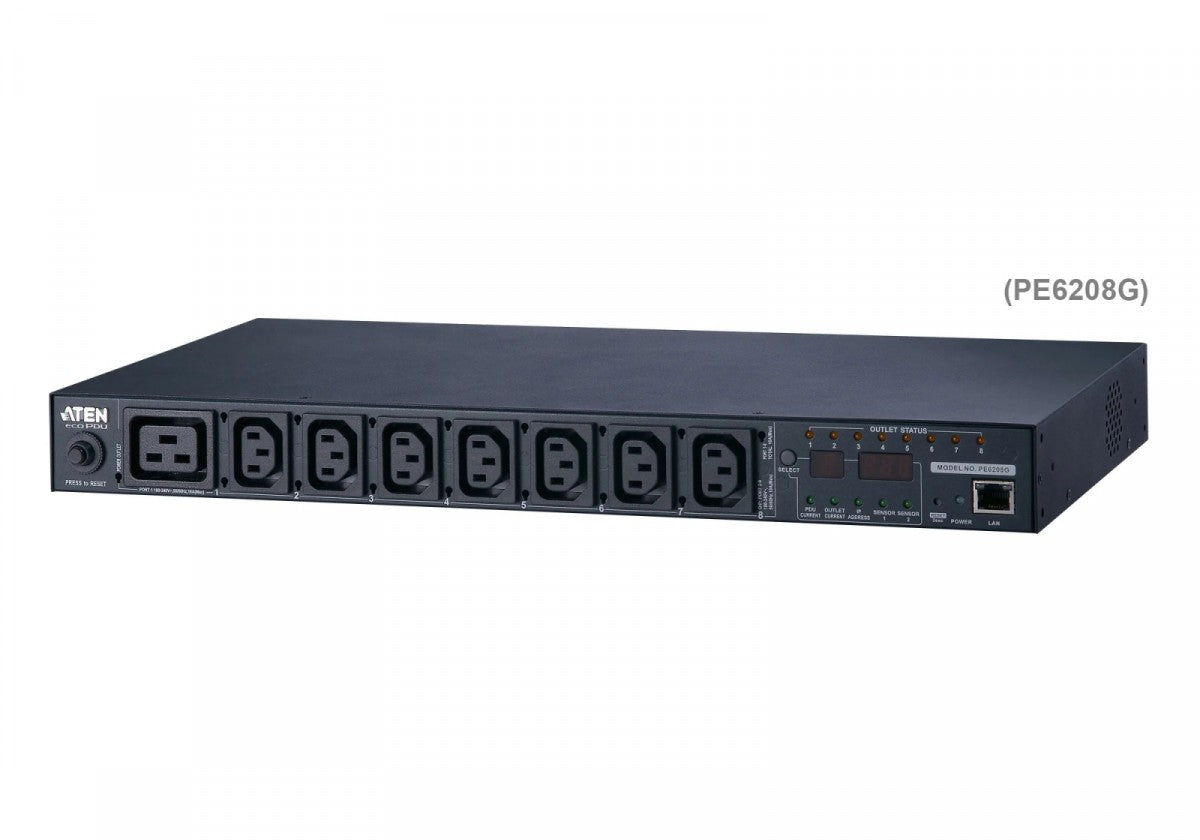 eco PDU 16A 8-Outlet 1U Metered and Switched