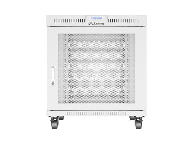 Free-standing installation rack cabinet 19 inches 15U 800x1000 perforated doors LCD gray (Flat pack)