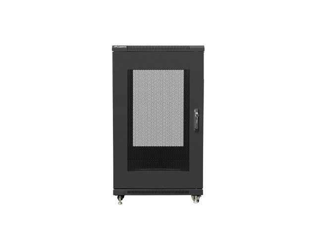 Standing cabinet 19 inches 22U 600x800 perforated door, black