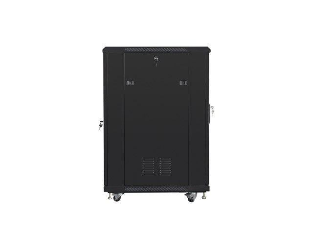 Standing cabinet 19 inches 22U 600x800 perforated door, black