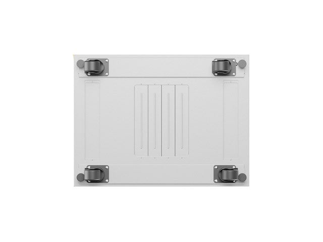 Free-standing installation rack cabinet 19 inches 27U 600x800 perforated doors LCD gray (Flat pack)