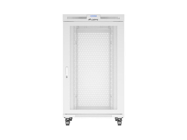 Free-standing installation rack cabinet 19 inches 27U 800x1000 perforated doors LCD gray (Flat pack)