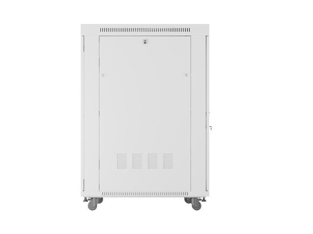 Free-standing installation rack cabinet 19 inches 27U 800x1000 perforated doors LCD gray (Flat pack)