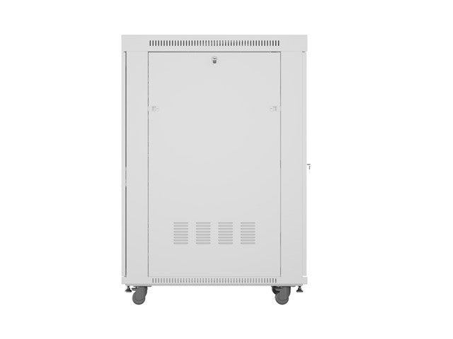 Free-standing installation rack cabinet 19 inches 27U 800x1000 perforated doors LCD gray (Flat pack)