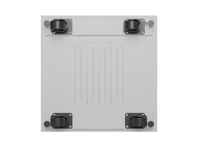 19" 32U Standing Rack Cabinet 600×600 Gray with Perforated Doors and LCD (Flat Pack)