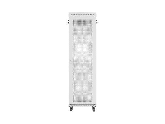 Free-standing installation rack cabinet 19 inches 42U 600x800 perforated doors LCD gray (Flat pack)