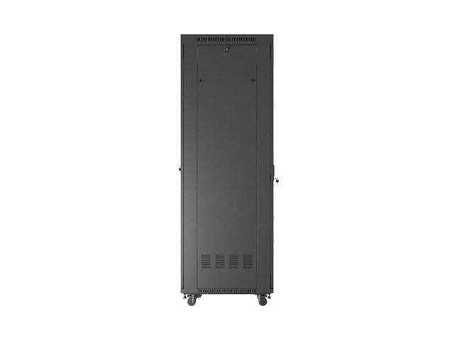 Standing rack cabinet 19 inch 47U 800x800 perforated door LCD black (Flat pack)