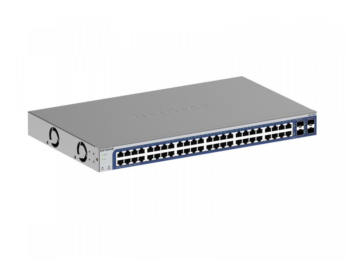 Netgear GS748T SMART Sw itch 48xGE 4xSFP(shared