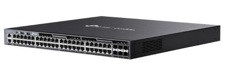 Switch Omada 48-Port Gb Stackable Lite L3 Managed with 4 PORT: 24× Gigabit RJ45 Ports, 4× 10G SFP+ Slots, RJ45/USB Type C Console Port SG6654XHP