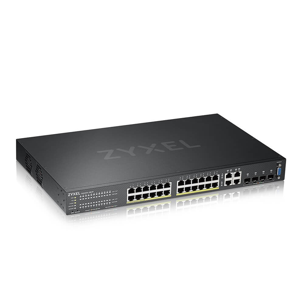 GS2220-28HP 24xGbE L2 PoE Switch 1Y NCC Pro