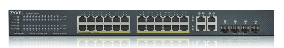 Switch GS1920-24HPv2 28Port 24xGb and 4xGb 375W PoE NebulaFlex Cloud